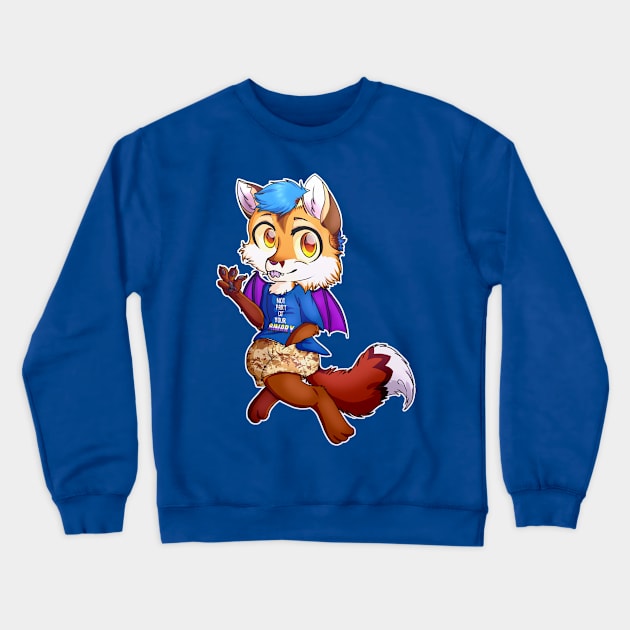 Floof Bwutt Crewneck Sweatshirt by Zorveechu